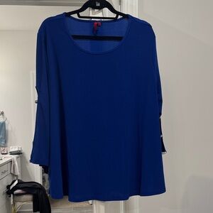 Chic Royal Blue Women's Blouse